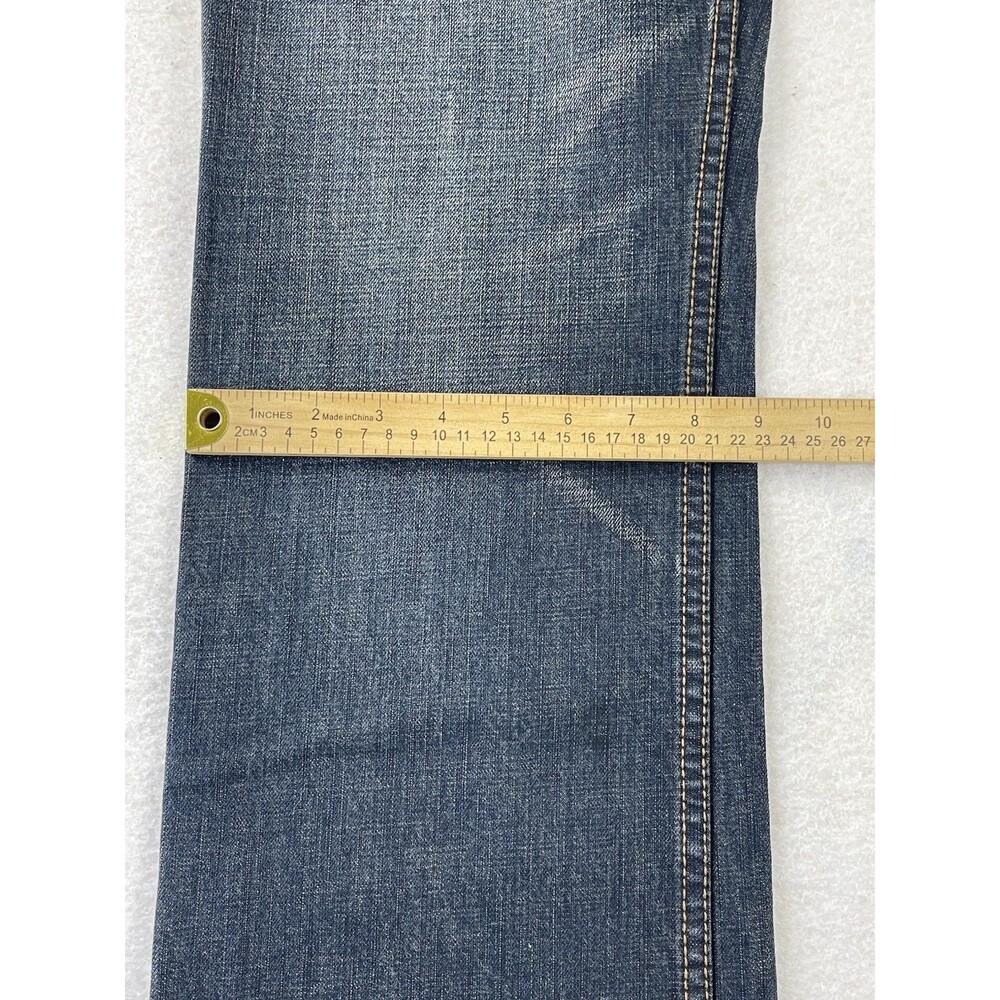 Aeropostale Jeans Men’s 34x34 Dark Blue Driggs Slim Bootcut Denim - Picture 6 of 11